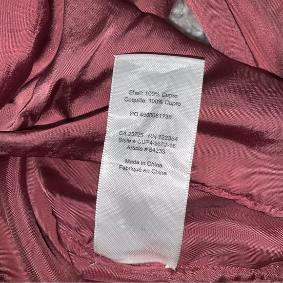 Wilfred Aritzia Tie Front Blouse Size Medium Bronze Silky Collared Long Sleeve - Picture 9 of 10